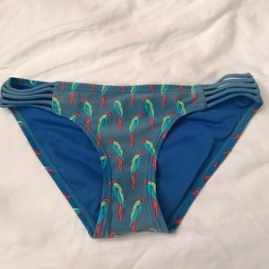 blue bikini bottoms
